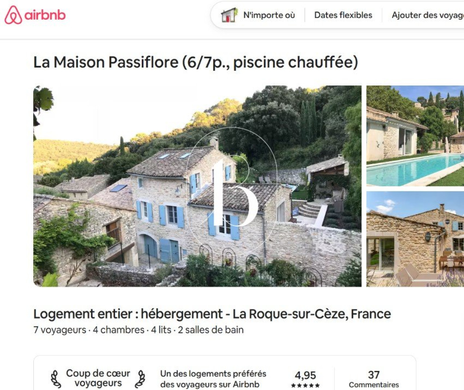 vente La Roque Sur Ceze