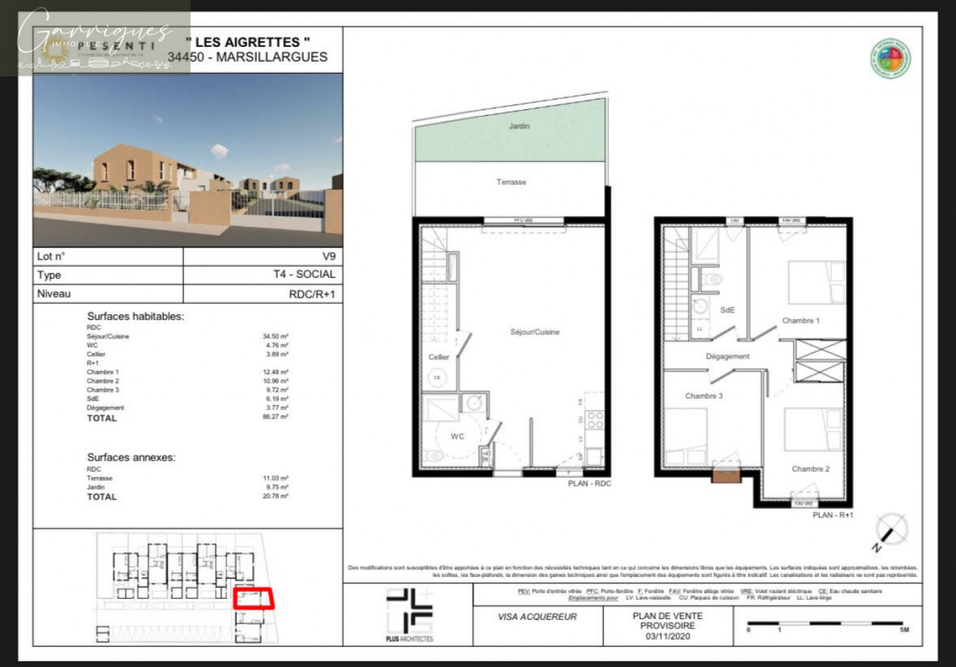 vente Maison jumelée Marsillargues - Photo 5