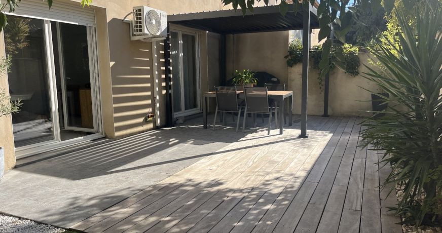 vente Appartement en rez de jardin Calvisson