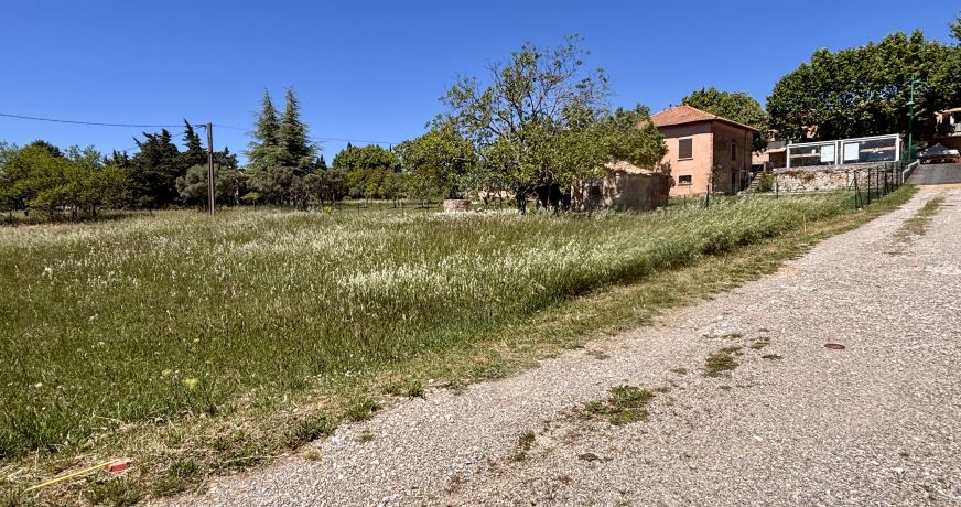 vente Terrain Régusse