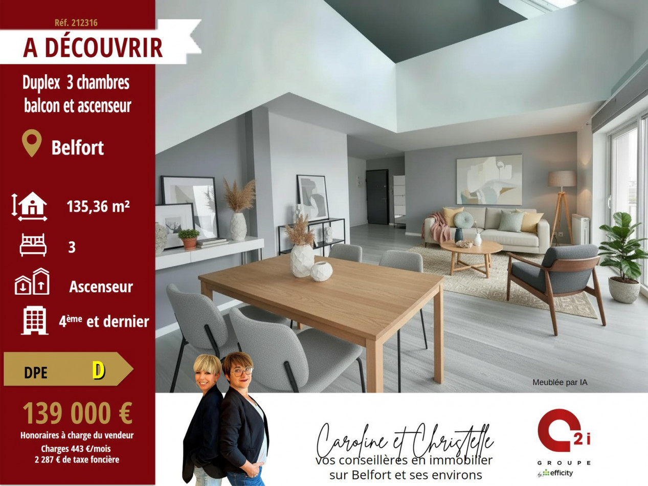 à vendre Appartement Belfort - Photo 1
