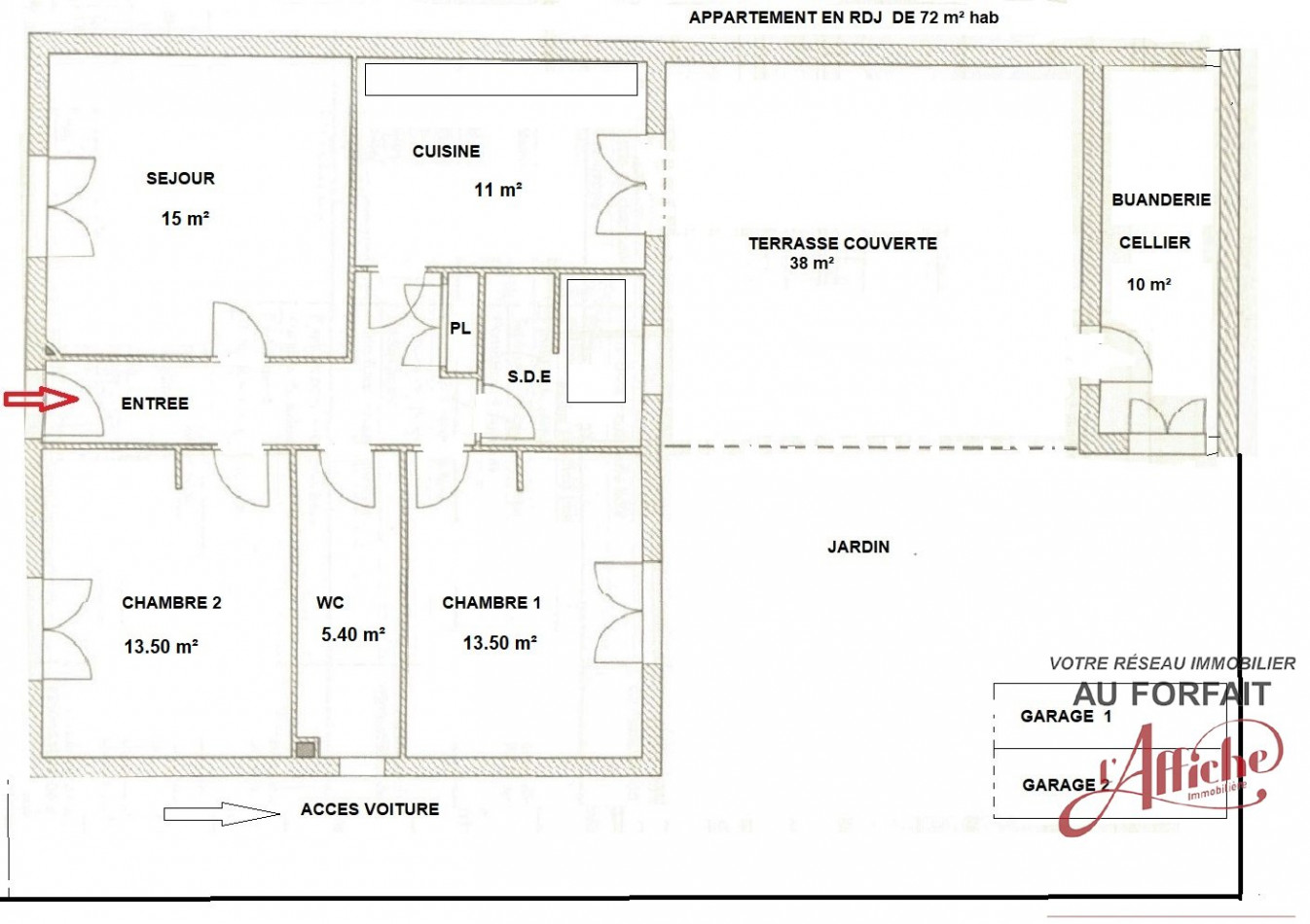 à vendre Appartement en rez de jardin Toulouse - Photo 4