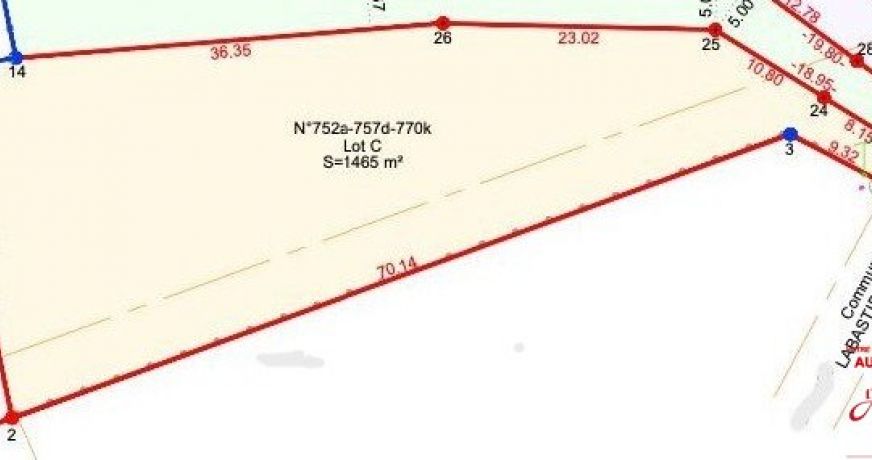 vente Terrain Carbonne