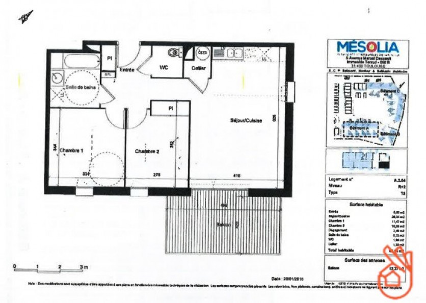 location Appartement Villeneuve-tolosane - Photo 9