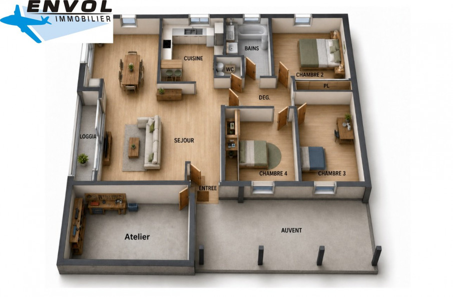 vente Maison Cornebarrieu - Photo 3