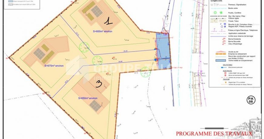 vente Terrain Gragnague