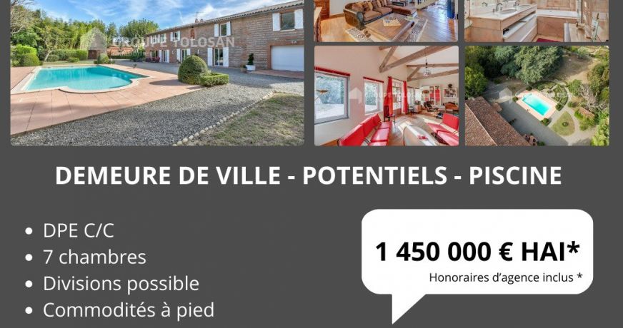 vente Demeure de ville et village Toulouse