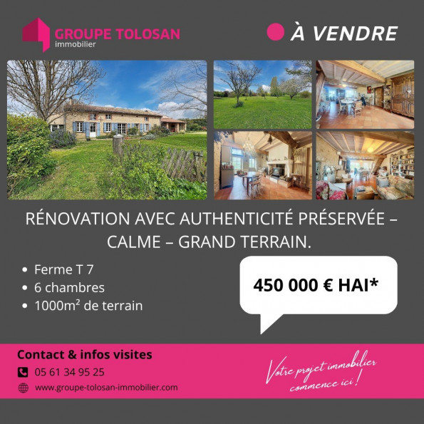 vente Corps de ferme Cuq Toulza - Photo 8