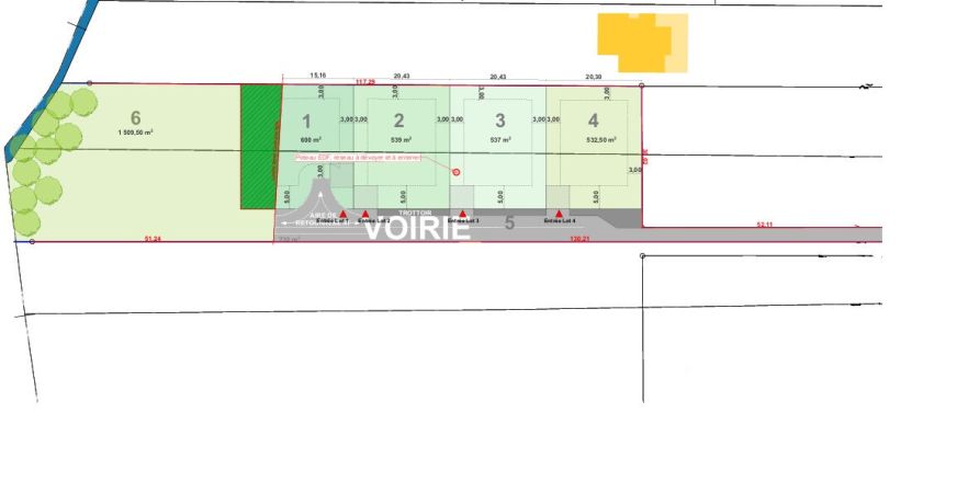 vente Terrain Cazeres