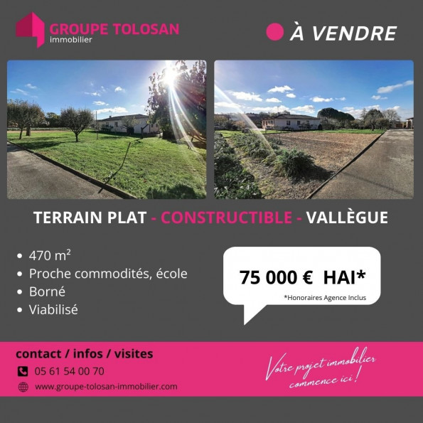 vente Terrain constructible Villefranche De Lauragais - Photo 3