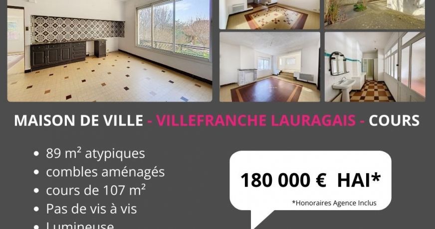 vente Maison Villefranche De Lauragais