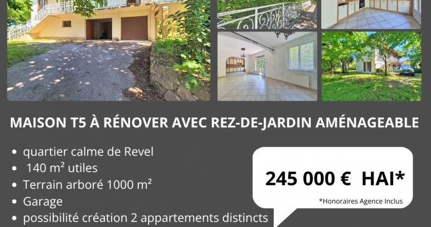 vente Maison Revel
