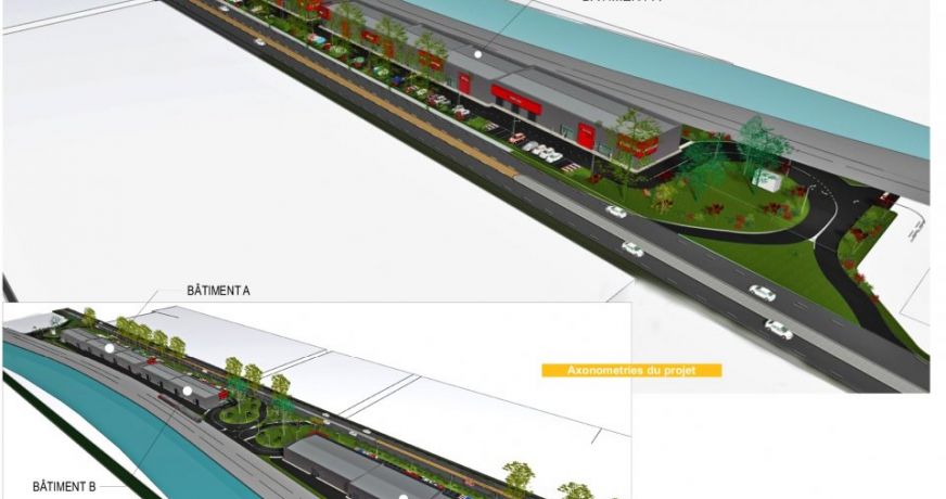 location Local commercial Saint Jory