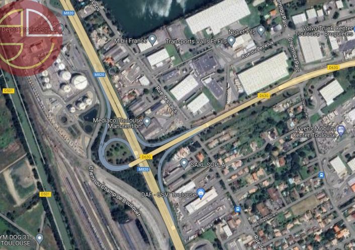 vente Terrain industriel Saint-jory