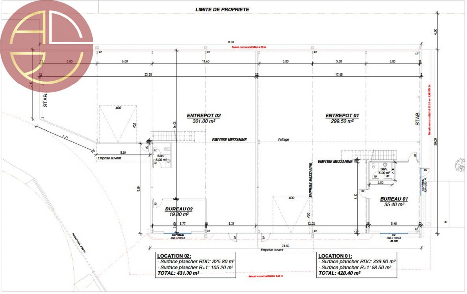location Entrepot Villeneuve-tolosane - Photo 2