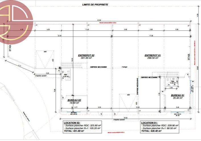 location Entrepot Villeneuve-tolosane