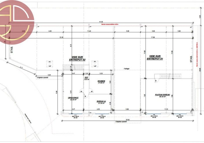 location Entrepot Villeneuve-tolosane