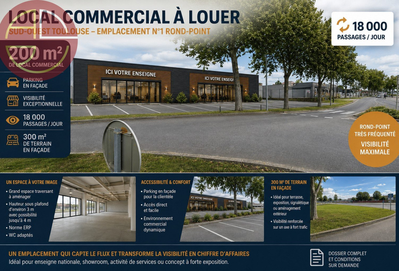 location Local commercial Plaisance-du-touch - Photo 1