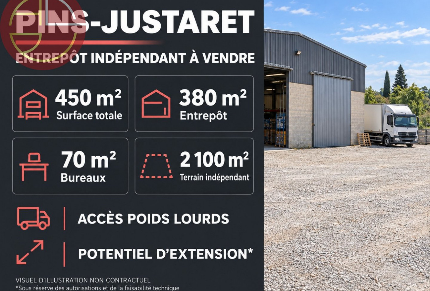 vente Entrepot Pins-justaret - Photo 1