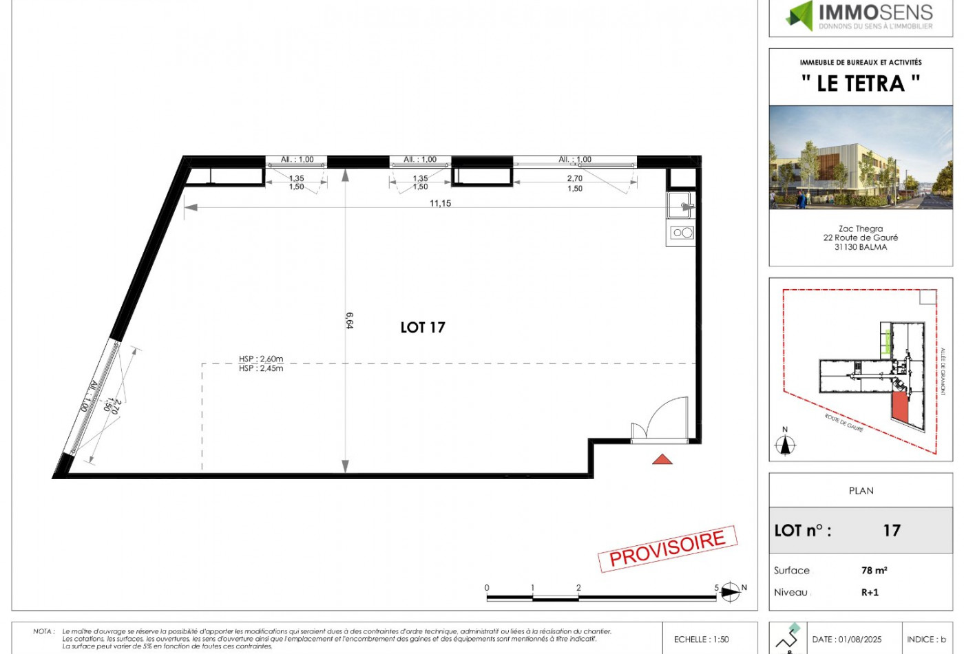 vente Bureau Balma - Photo 2