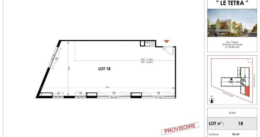 à vendre Bureau Balma