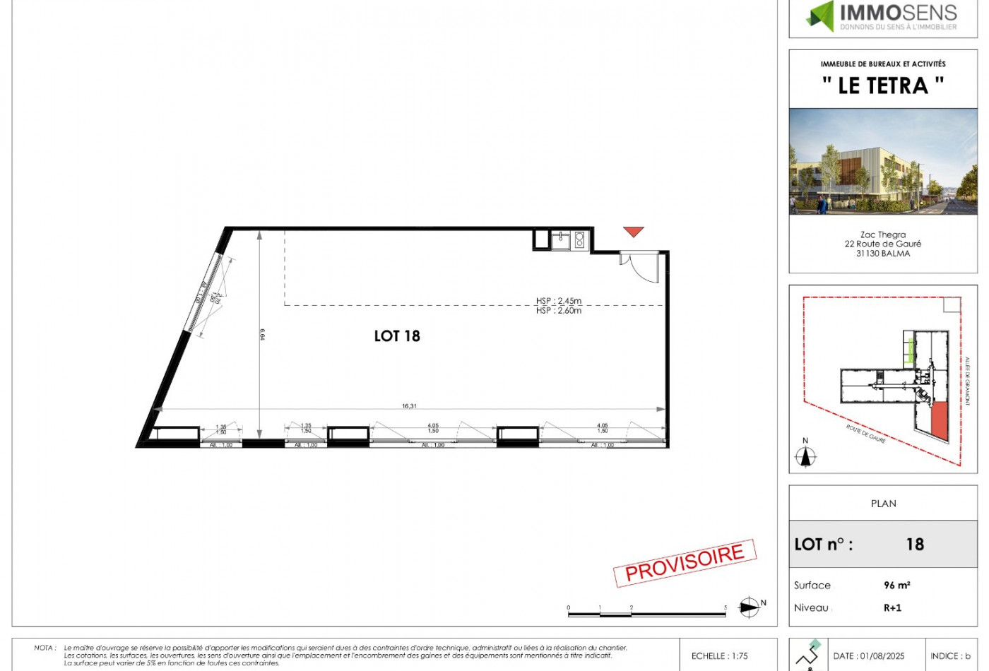 vente Bureau Balma - Photo 2