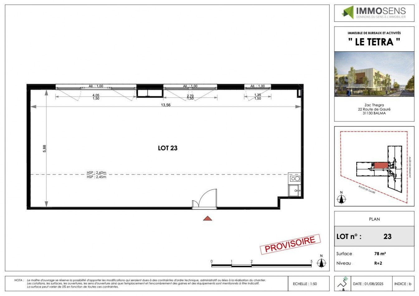 à vendre Bureau Balma - Photo 2