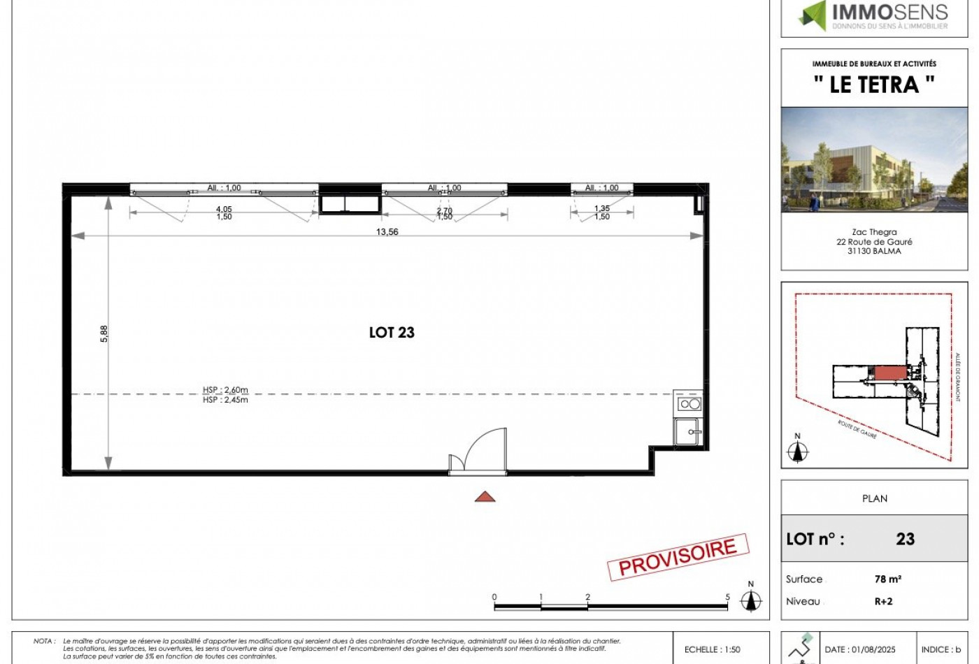 vente Bureau Balma - Photo 2