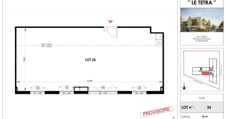 à vendre Bureau Balma