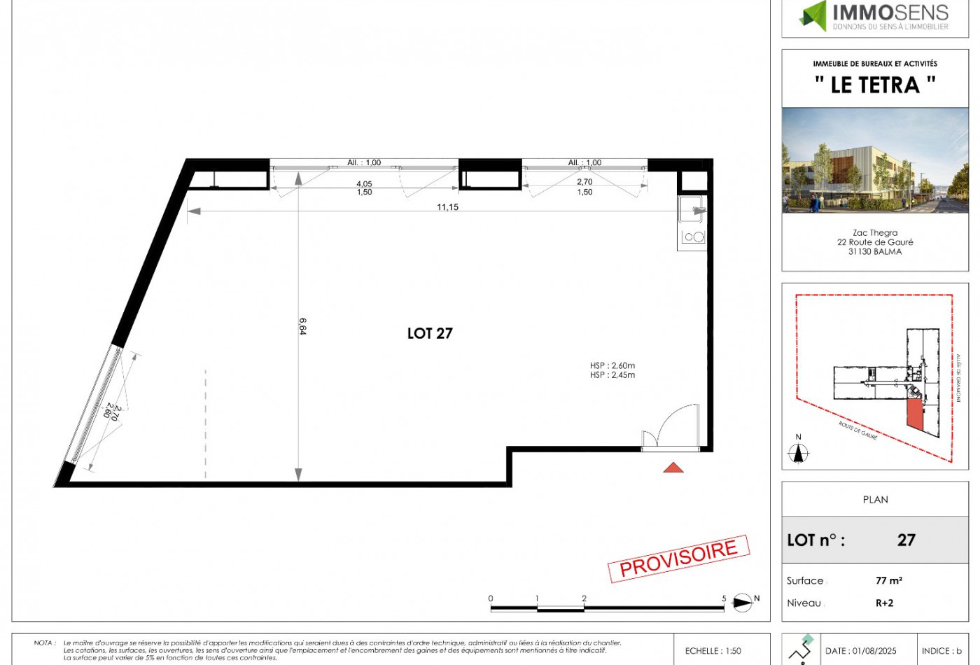 vente Bureau Balma - Photo 2