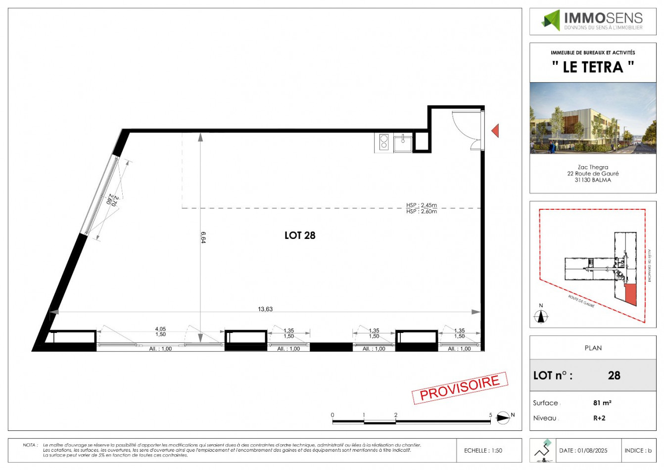 à vendre Bureau Balma - Photo 2