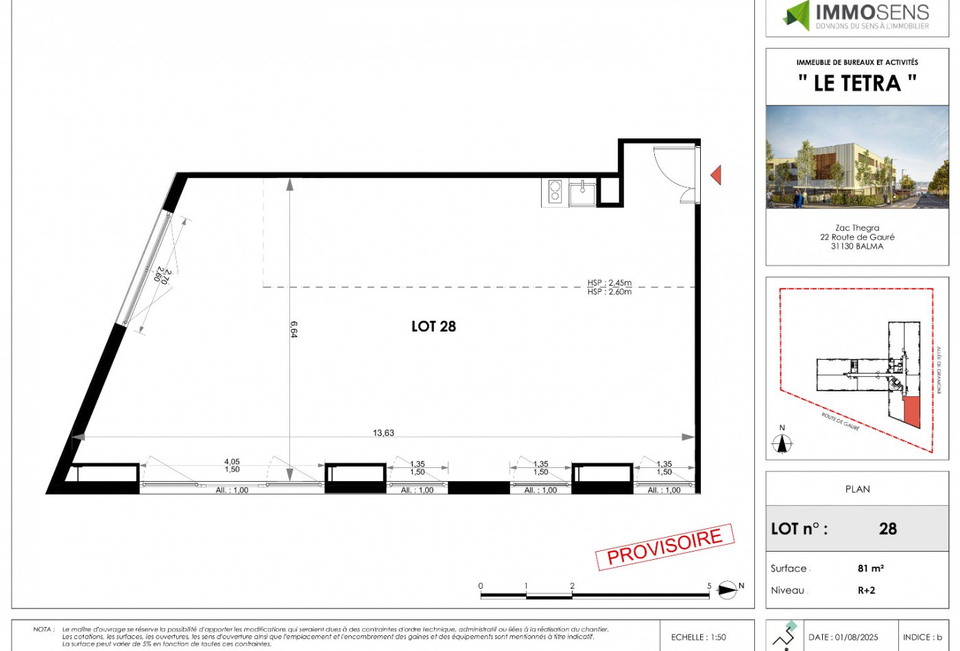 vente Bureau Balma - Photo 2