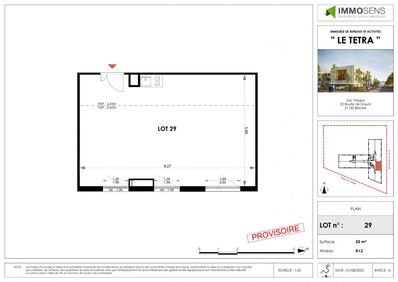 à vendre Bureau Balma - Photo 2