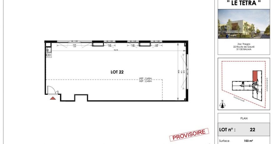 à vendre Bureau Balma