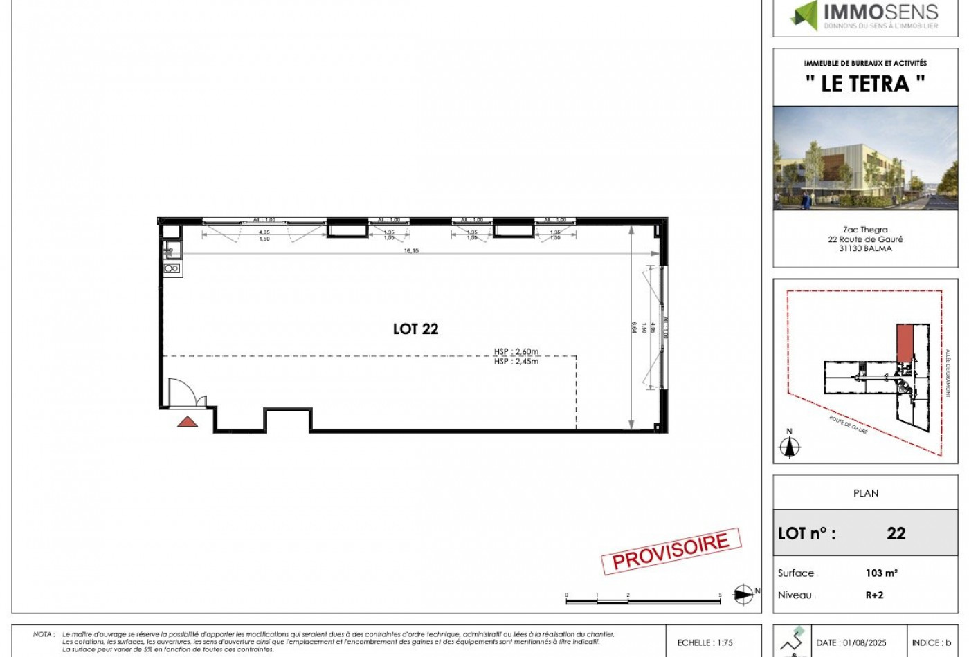 vente Bureau Balma - Photo 2