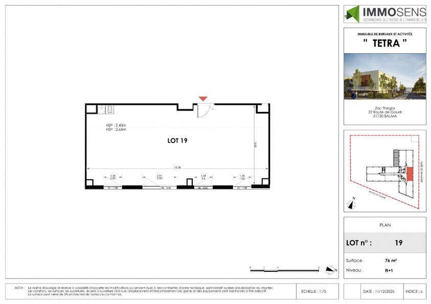 vente Bureau Balma - Photo 2