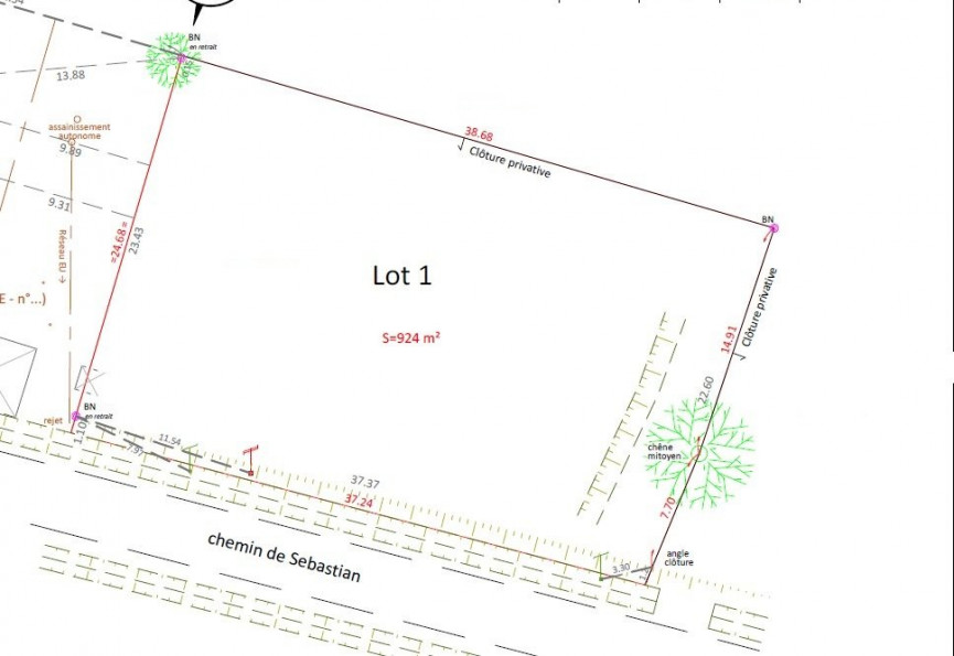 vente Terrain diffus (hors lotissement) Lherm - Photo 6