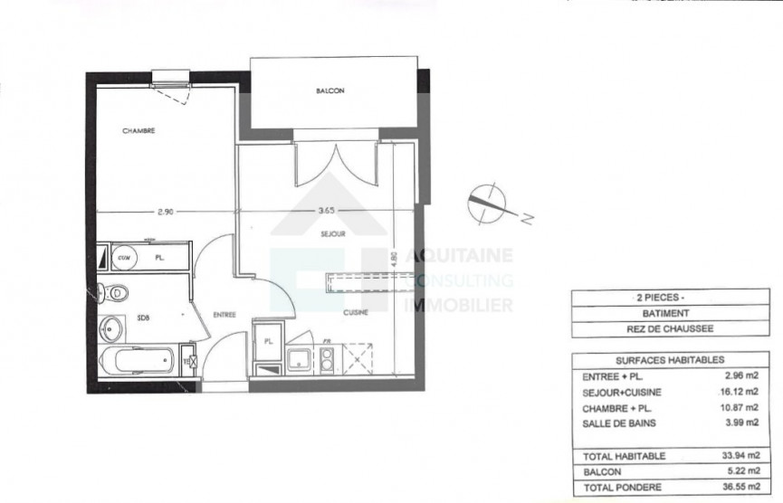 à vendre Appartement Saint Quentin De Baron - Photo 2