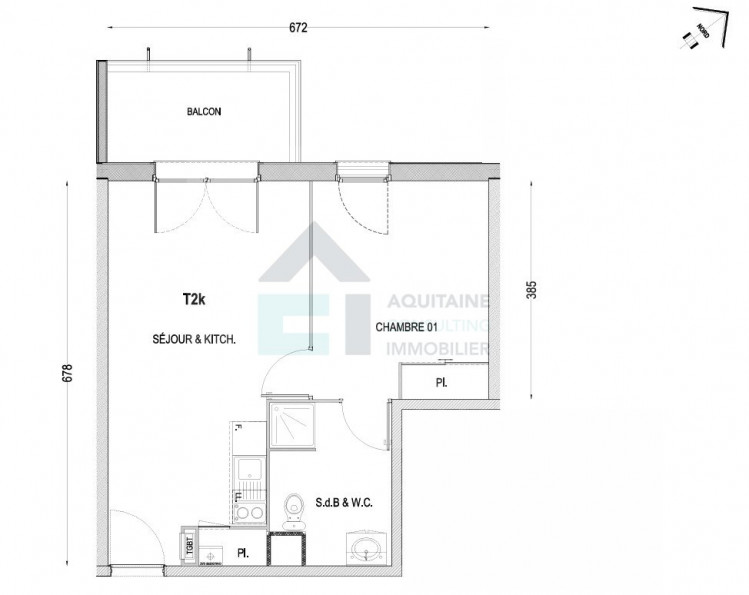 à vendre Appartement Ambes - Photo 1