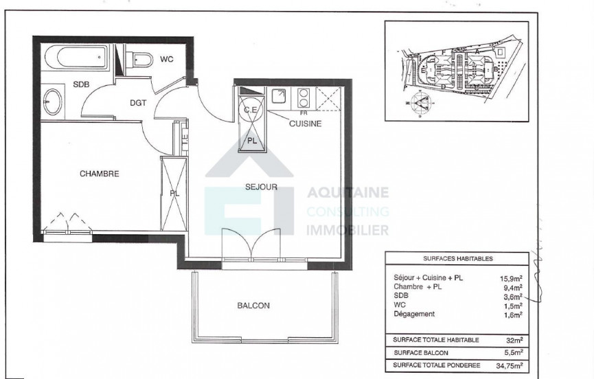 à vendre Appartement Bruges - Photo 1