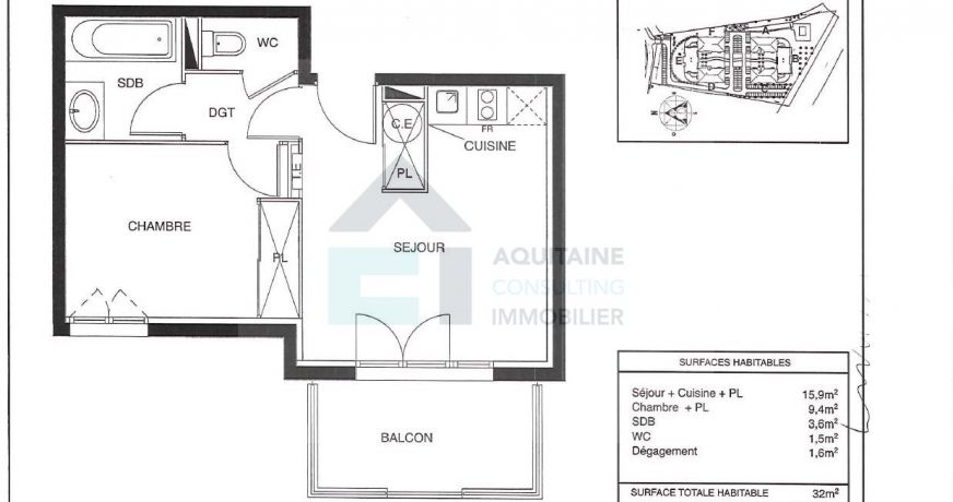 vente Appartement Bruges
