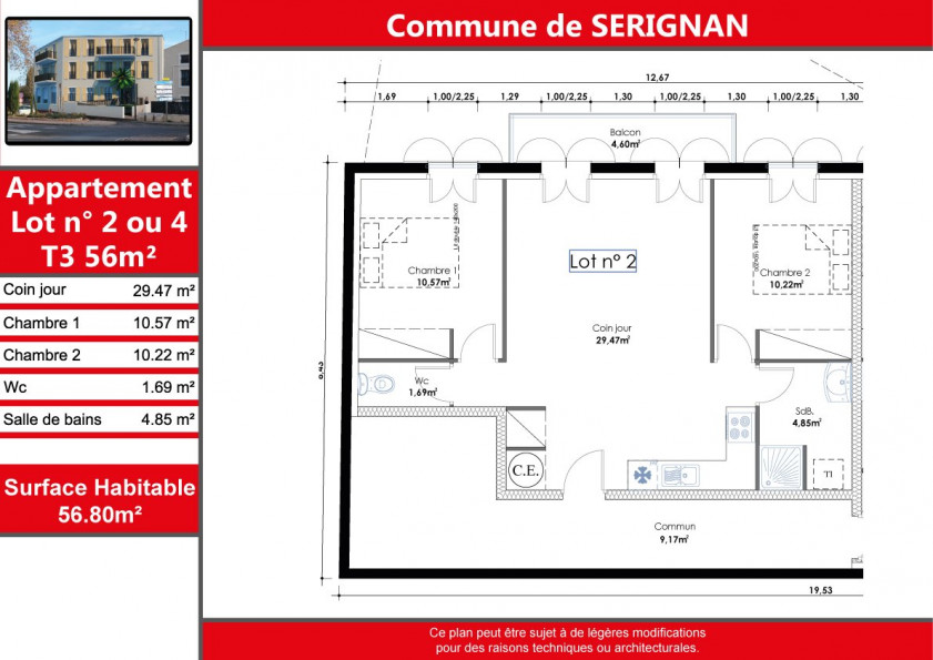 for sale Appartement en résidence Serignan