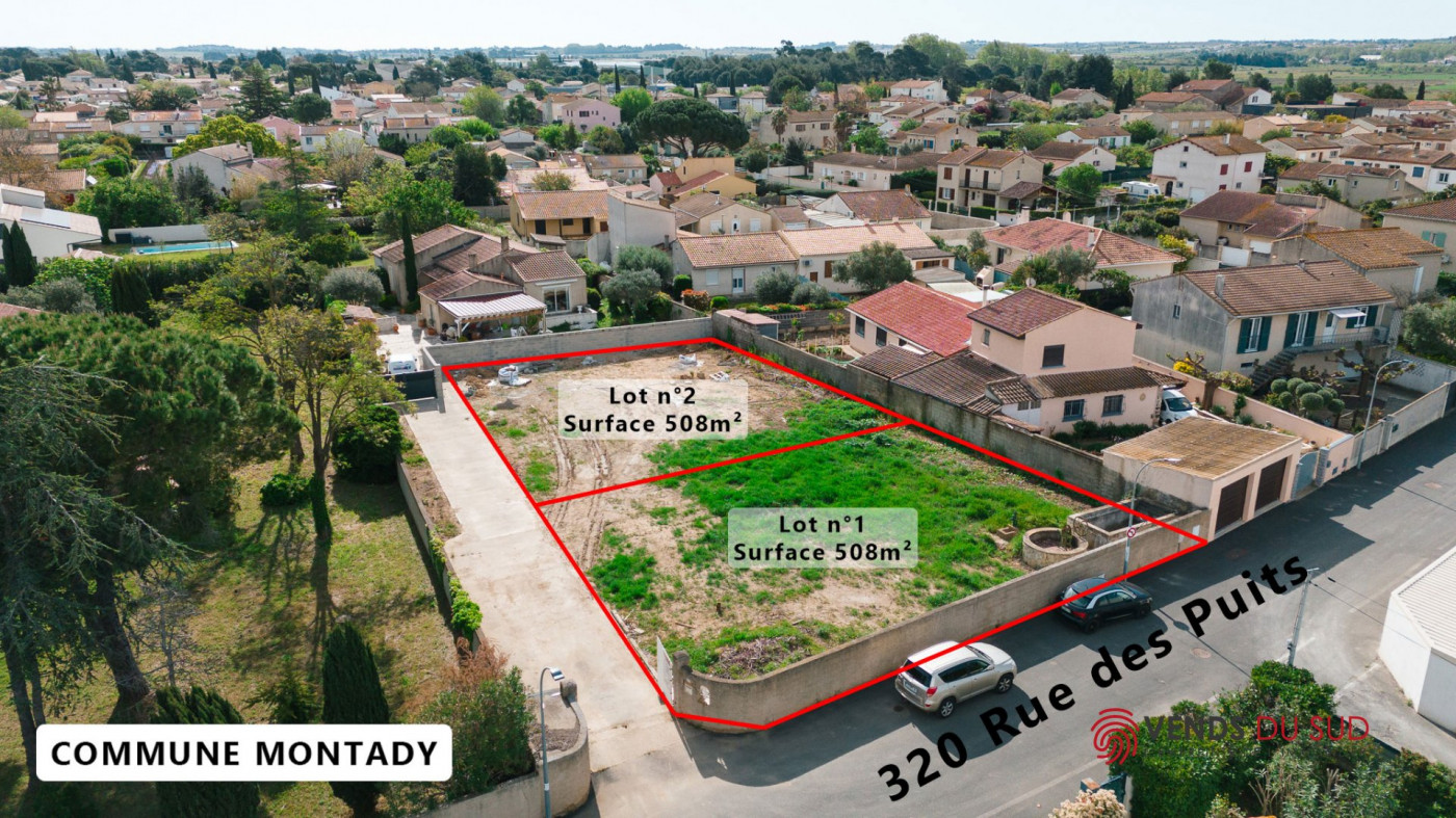 vente Terrain constructible Montady - Photo 1