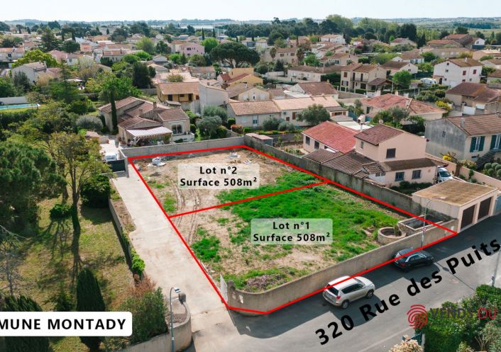à vendre Terrain constructible Montady