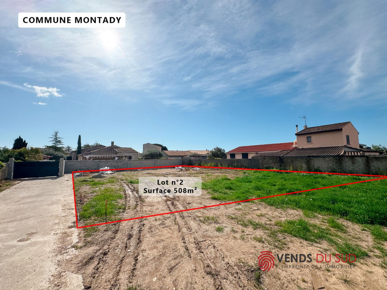 vente Terrain constructible Montady - Photo 2