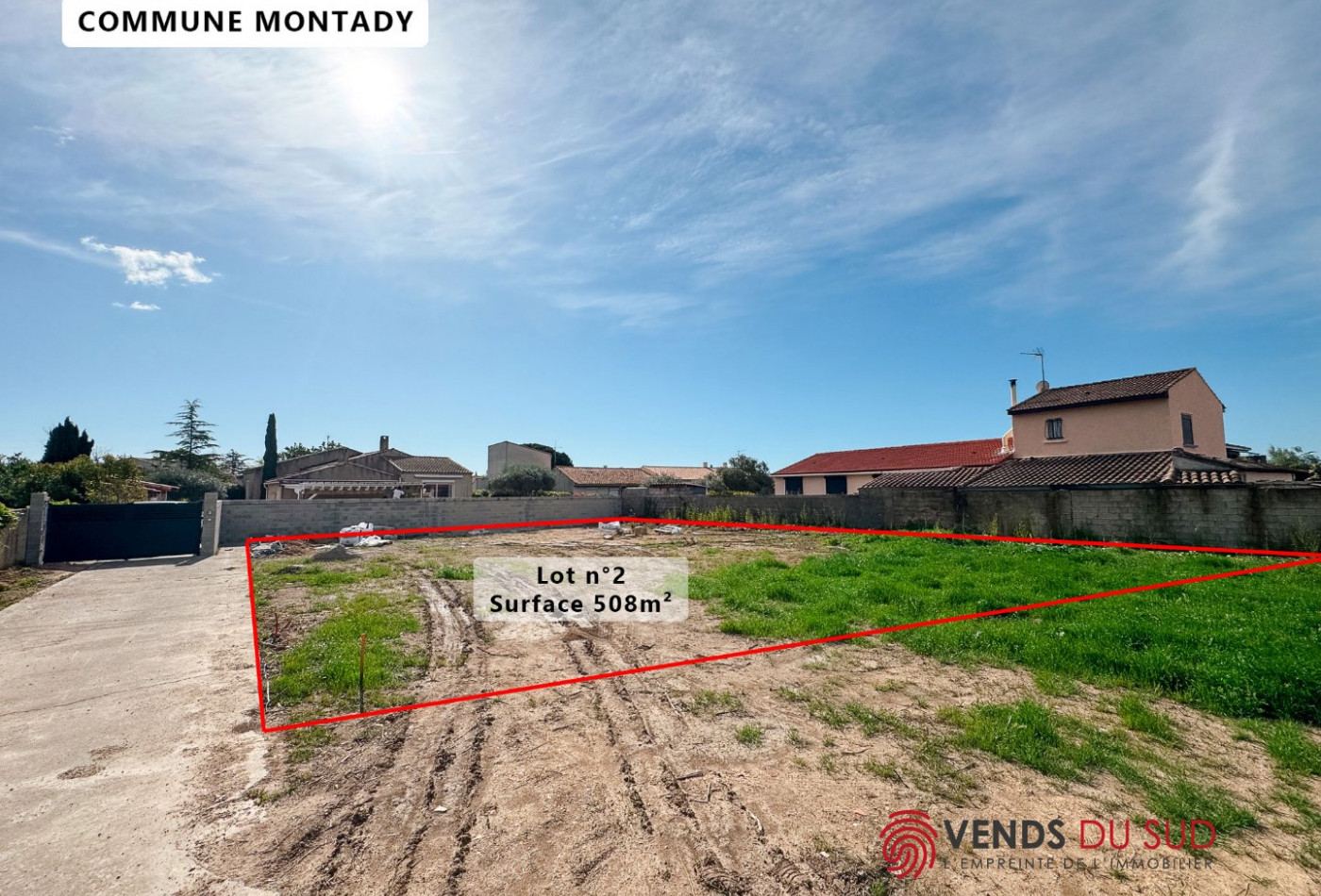 sale Terrain constructible Montady - Photo 2