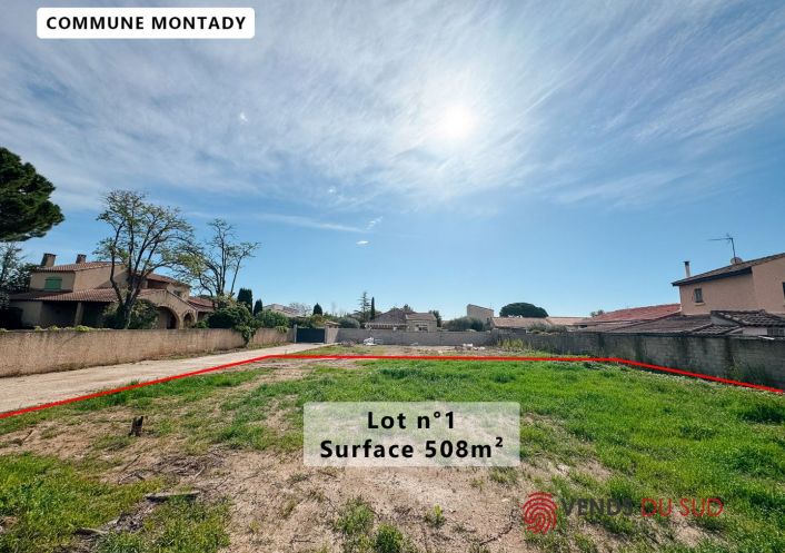 vente Terrain constructible Montady