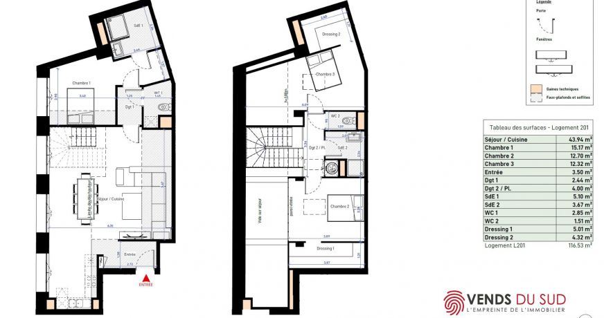 vente Duplex Beziers