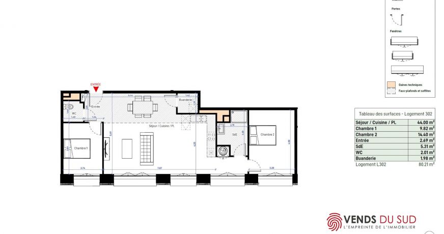 vente Appartement Beziers