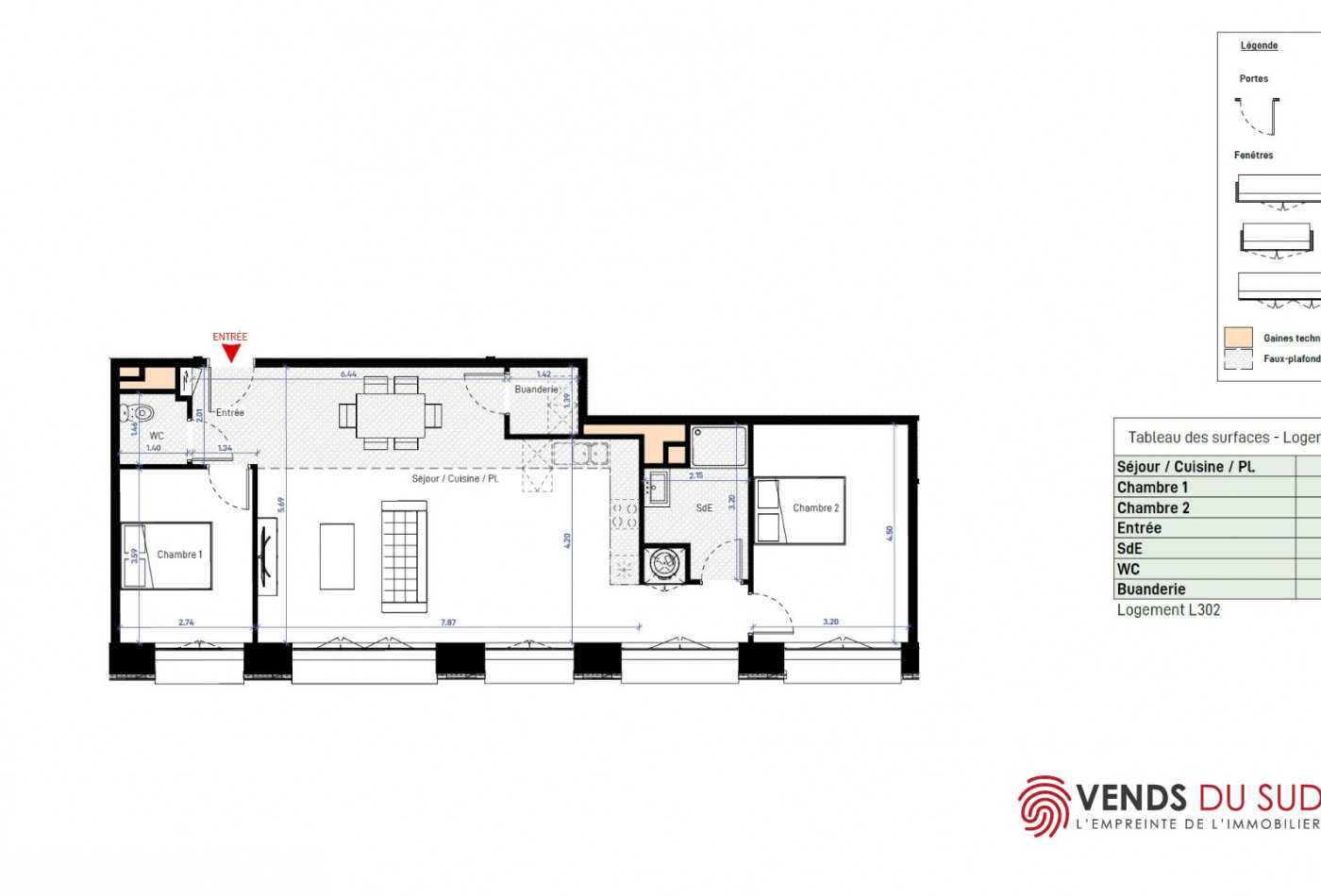 vente Duplex Beziers - Photo 3